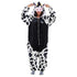 Snuggs Blanket Animal Onesie Black Cow